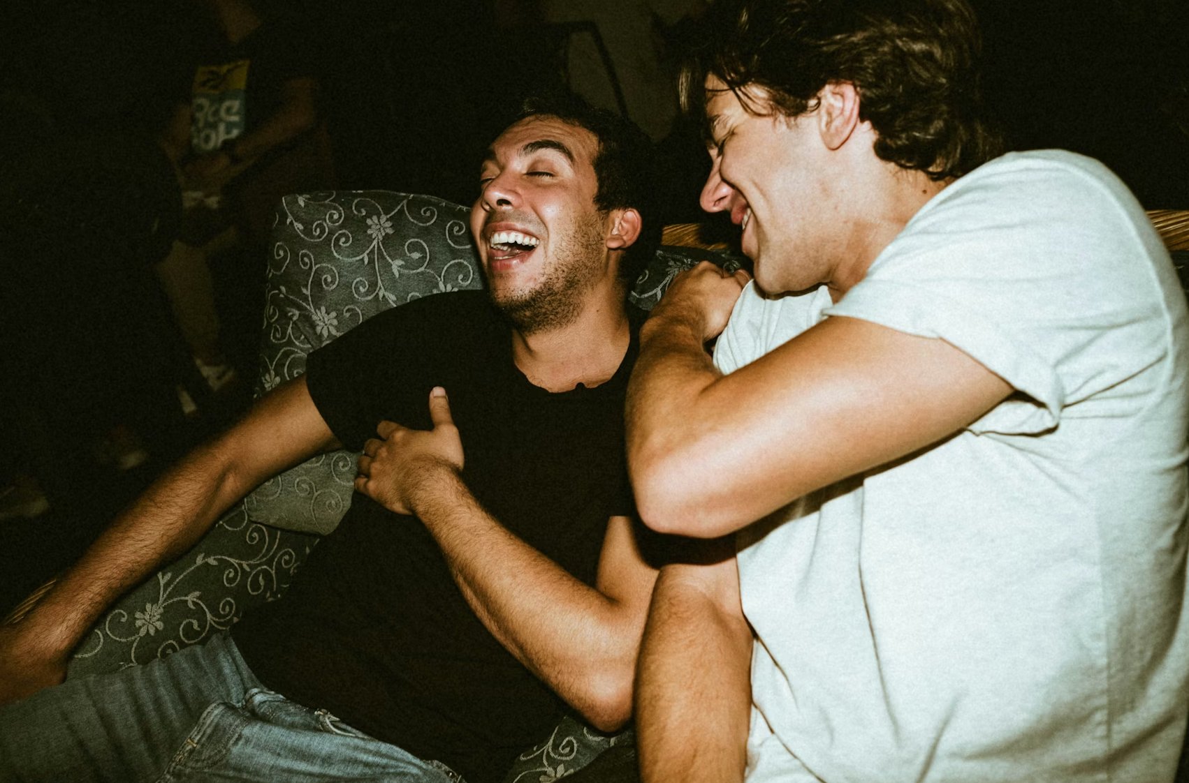 Two strangers meet
